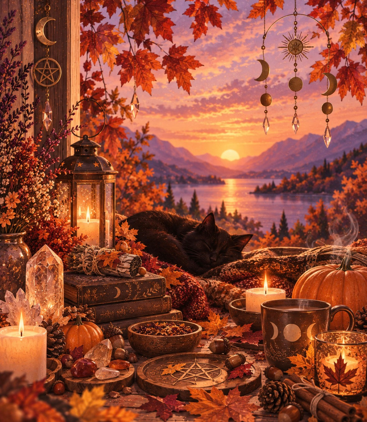 Mini-Soins Spécial Équinoxe d’Automne — Mabon : Libération • Équilibre • Récolte • Protection • Introspection • Renouveau etc au choix