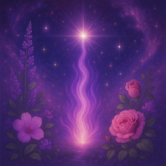 INITIATION AU RAYON VIOLET DE LUMIÈRE – FLAMME VIOLETTE DE TRANSMUTATION