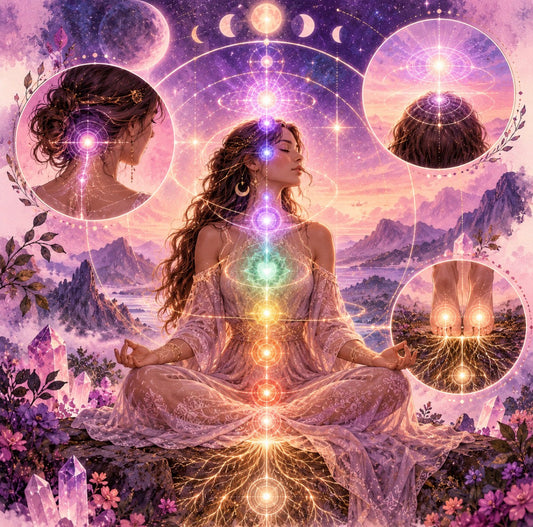 ✨ Les portails énergétiques du corps : au-delà des chakras classiques ✨