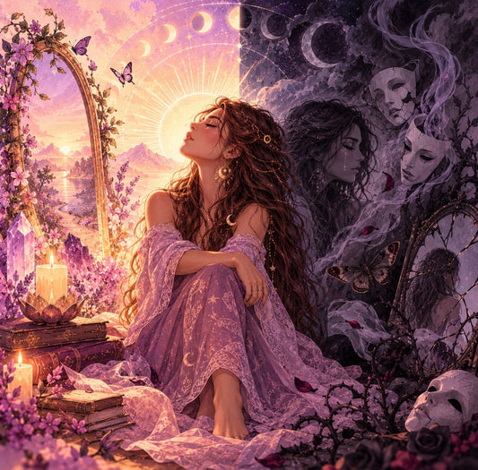🌑 L’ombre spirituelle : quand la lumière attire aussi les illusions 🌑
