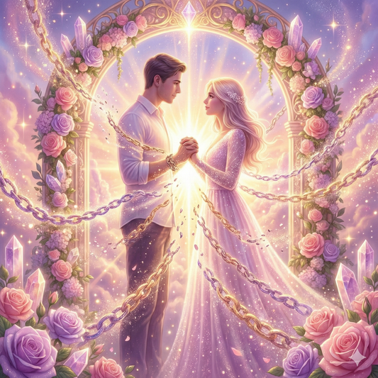 Soin énergétique:
Libération des dettes, vœux, serments & contrats d’âme dans le couple / lien d’âmes