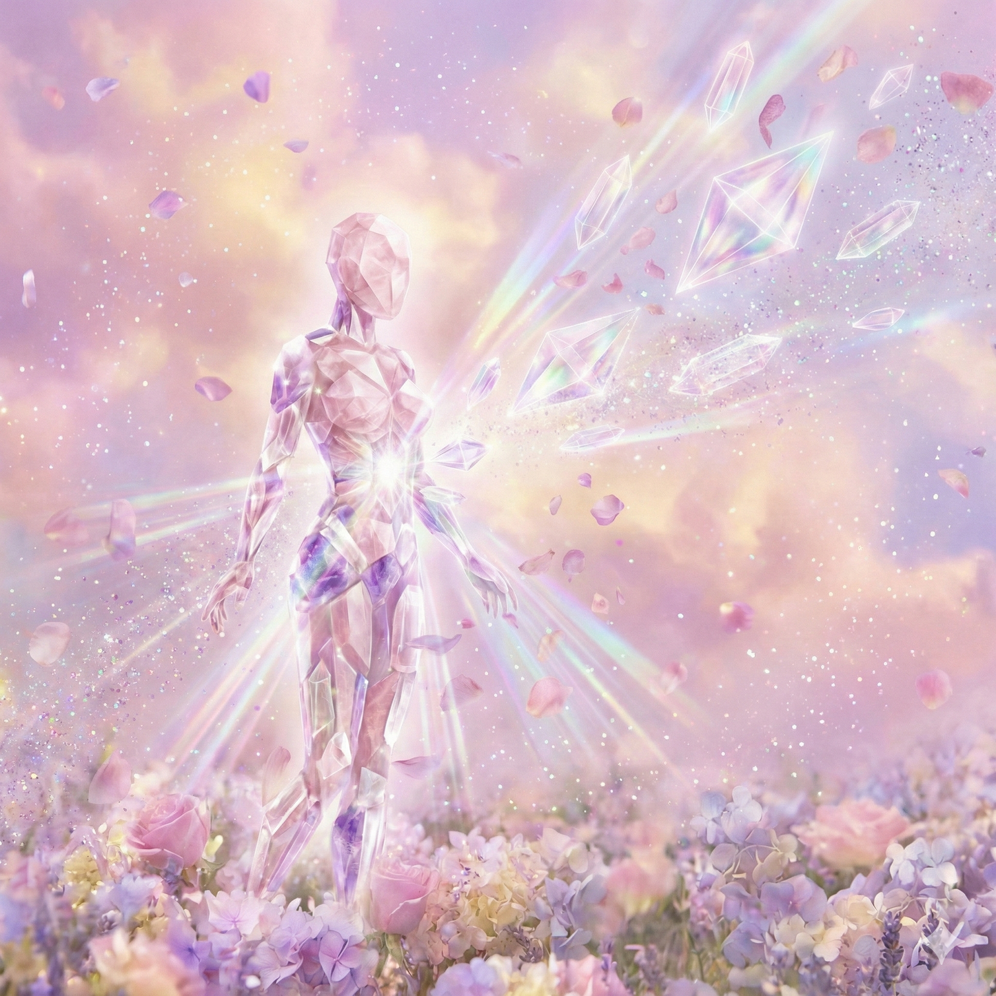 Soin Énergétique : Activation du Corps de Lumière Cristallin Originel